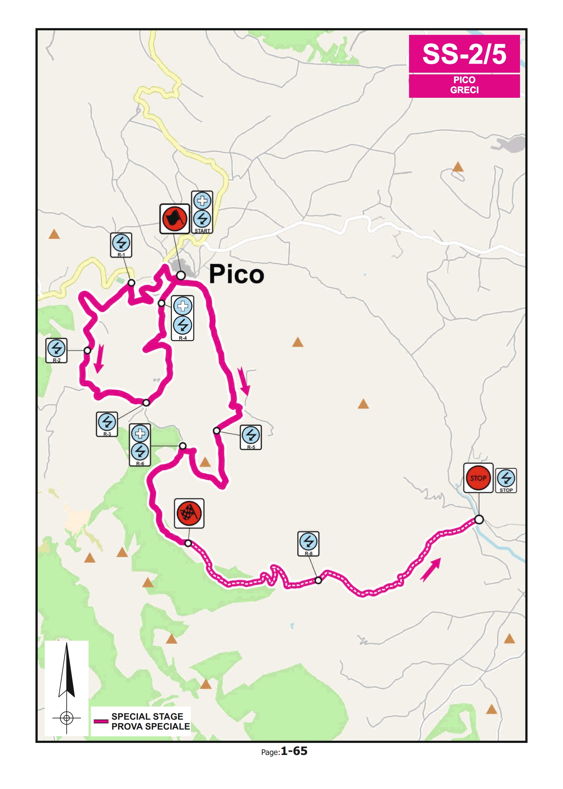 Mappa Prove Speciali 2 e 5