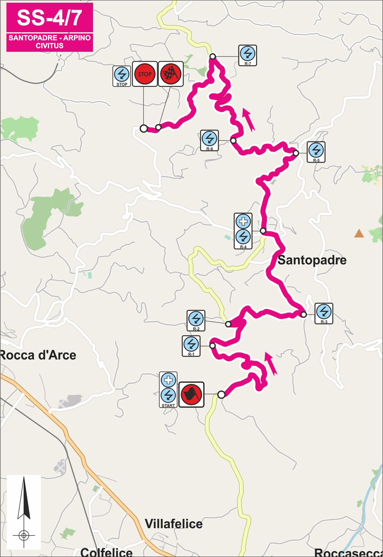 Mappa Prove Speciali 4 e 7
